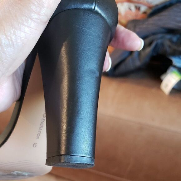 BCBGeneration Jeweled Ankle Strap Black Heels Size 9 - Picture 11 of 11